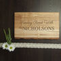 Personalised Sunday Roast Welsh Ash Carving Board, thumbnail 6 of 8