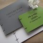 Personalised Leather Wedding Guest Book, thumbnail 12 of 12