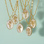 Mother Of Pearl Birth Flower Necklace, thumbnail 2 of 10