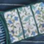 Quilted Block Print Toiletry Roll Up Pouch: Travel Kit, thumbnail 6 of 11
