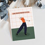 Best Dad By Par Golfing Father's Day Card, thumbnail 3 of 3