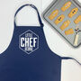 Little Chef Personalised Hexagon Kids Apron, thumbnail 2 of 9