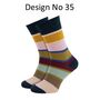 High Quality Cotton Mix Multi Colour Striped Socks, thumbnail 7 of 12