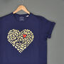 'Leopard Heart Of Hearts' Kids T Shirt, thumbnail 5 of 6