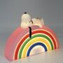 Personalised Peanuts Snoopy Rainbow Mini LED, thumbnail 4 of 5