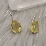 Lemon Quartz Sterling Silver Earrings, thumbnail 4 of 10