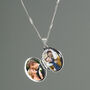 Gifts For Her Personalised Silver Photo Locket Necklace, thumbnail 6 of 8