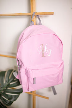 Personalised Initial Name Backpack For Kids, 3 of 5