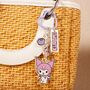 Hello Kitty Kuromi Keyring With Charms, thumbnail 1 of 4