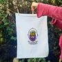 Personalised March Birth Flower Tea Towel, thumbnail 7 of 9