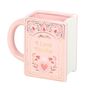 I Love Books Pink Book Shaped Mug, thumbnail 2 of 3