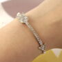 Crystal Arrow Friendship Bracelet, thumbnail 1 of 2