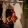 Handmade Felt Christmas Orangutan Hanging Decoration, thumbnail 1 of 2