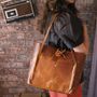 Hand Crafted Real Leather Tote Handbag Gift For Her, thumbnail 2 of 11