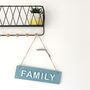 Family Hanging Wooden Sign, thumbnail 1 of 2