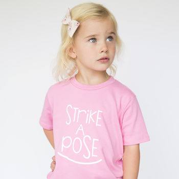 Kids Tshirt, Strike A Pose, Baby Top, Cool Kids T Shirt By Snuglo ...