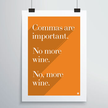 Comma Print, 2 of 12