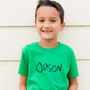 Child's Tshirt Printed With Their Drawing, thumbnail 7 of 10