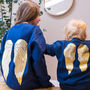 Angel Wings Baby And Children's Christmas Jumper, thumbnail 3 of 6