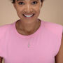 Sterling Silver Roller Skate Charm Necklace, thumbnail 3 of 6