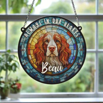 Cocker Spaniel Memorial Suncatcher, 4 of 8