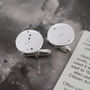 Sterling Silver Constellation Cufflinks, thumbnail 1 of 5