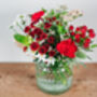 Fresh Flower Christmas Posy And Tealights, thumbnail 1 of 5