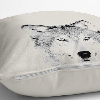Wolf Scatter Cushion, 3 of 4