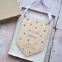 Personalised Wedding Wooden Flag, thumbnail 2 of 4
