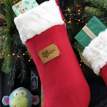 Set Of Five Christmas Stockings, 6 of 12