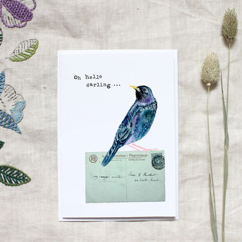 'Oh Hello Darling' Greeting Card, 2 of 3