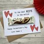 Wife/Husband Happy Valentine's Day Chocolate Card, thumbnail 1 of 2
