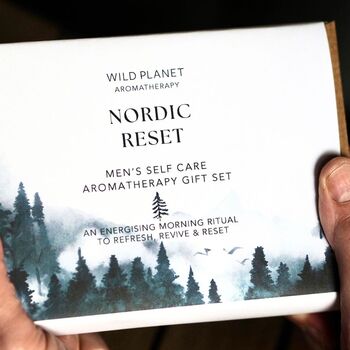 Nordic Reset Men’s Self Care Aromatherapy Gift Set, 2 of 11
