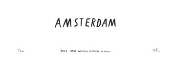 Personalised Amsterdam Art Print, 4 of 6