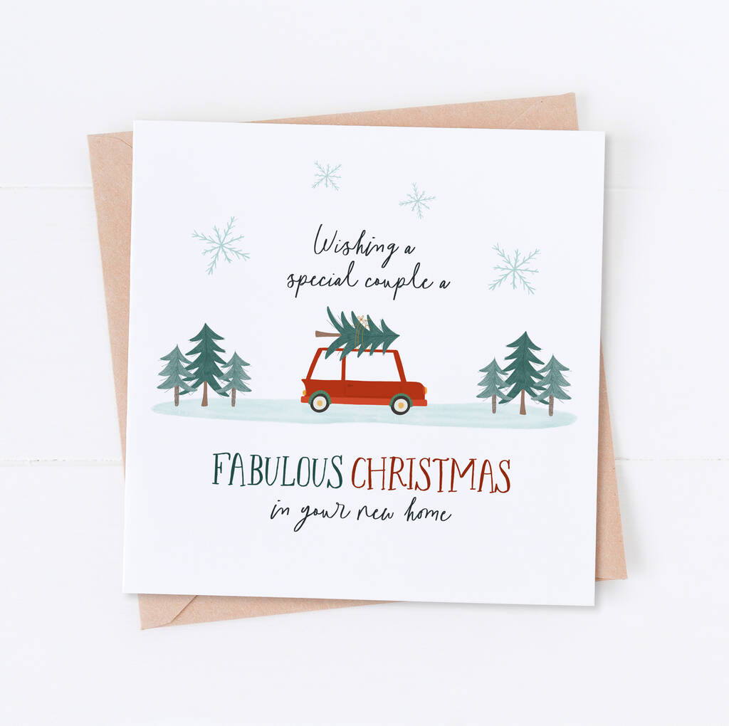 New Home Christmas Card By Studio One48 Notonthehighstreet