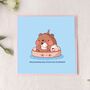 Cute Dim Sum Bear Birthday Card, thumbnail 3 of 8