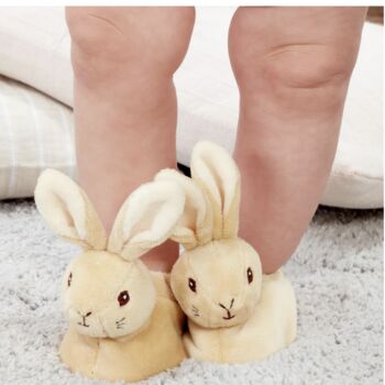 Peter Rabbit Personalised Baby Booties, 6 of 6