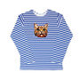 Personalised Pet Embroidered Long Sleeve Stripy T Shirt, thumbnail 4 of 6