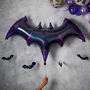 Bat Black Foil Halloween Balloon, thumbnail 1 of 3