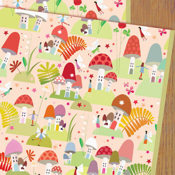 Fairy Wrapping Paper Two Sheets, 3 of 5