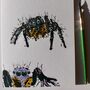Spider Happy Birthday Greeting Card, thumbnail 4 of 5