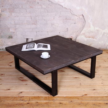 Modern Industrial Style Coffee Table, 2 of 4