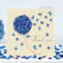 Thank You Butterfly Blue Hydrangea Card, Not 3D, thumbnail 1 of 12