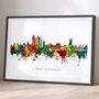 Stoke On Trent Skyline Cityscape Art Print, thumbnail 1 of 12