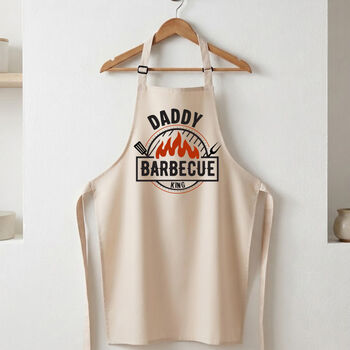 Personalised Daddy Apron BBQ, 3 of 4