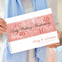 Personalised Ruby Wedding Anniversary Guestbook, thumbnail 1 of 8