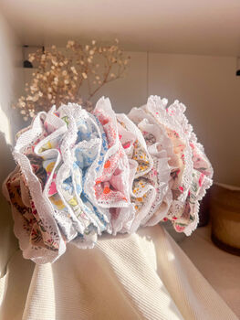 Varying Pattern Oversized Lace Scrunchies, 8 of 9