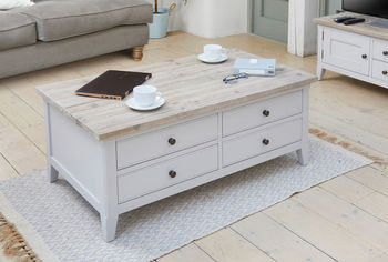 Ridley Grey Large Storage Coffee Table, 2 of 5