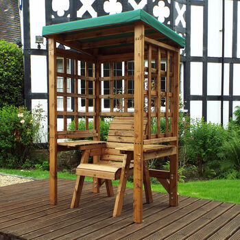 Wentworth One Seater Arbour Includes Cushions UK Made, 3 of 8