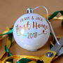 Personalised First Home Bauble, thumbnail 2 of 2
